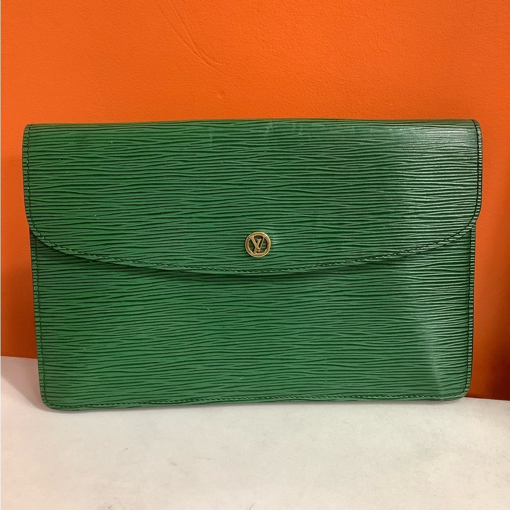 Large Louis Vuitton Epi Leather Clutch